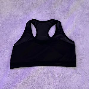 Mesh Detail Sports Bra
